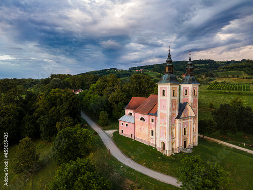 Church of Mother of the Good World ( Metere Dobrego Sveta in Konstanjevica na Krki, Slovenia. photo