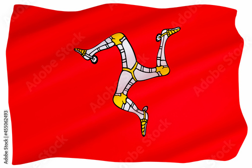 Flag of the Isle of Man - United Kingdom photo
