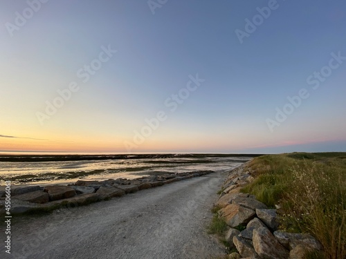 Coucher de soleil sur G  fosse