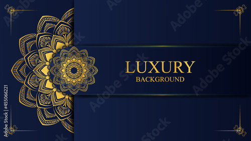 Luxury mandala background with golden arabesque pattern arabic islamic east style.decorative mandala for print, poster, cover, brochure, flyer, banner.
