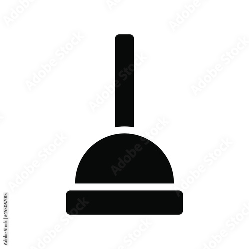Plunger icon vector graphic