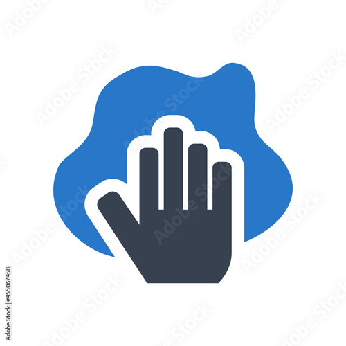 Wiping icon vector graphic