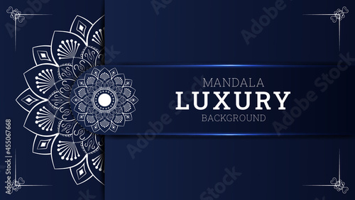 Luxury mandala background with golden and white arabesque pattern arabic islamic east style decorative mandala for print, poster, cover, brochure, flyer, banner, post, design.