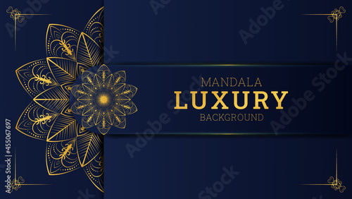 Luxury mandala background with golden arabesque pattern arabic islamic east style decorative mandala for print, poster, cover, brochure, flyer, banner, post, design.