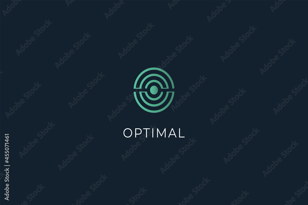 Letter O optimal web optimize circle abstract business logo Letter O optimal web optimize circle abstract business logo