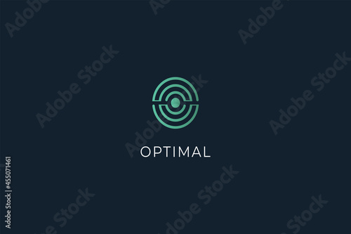 Letter O optimal web optimize circle abstract business logo