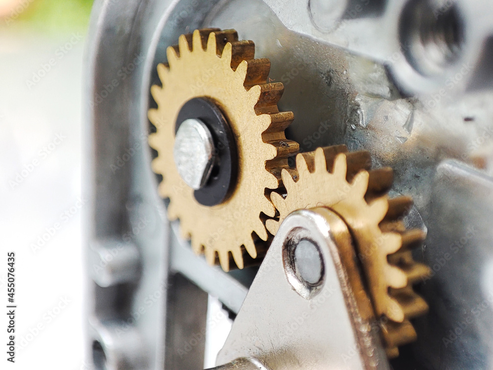 golden colour gear wheel golden colour gear wheel
