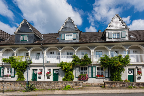 Die Arbeitersiedlung Margarethenhöhe in Essen; Ruhrgebiet; Deutschland photo