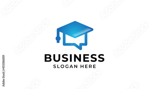 education logo design templates, educational logo online course chatdesign template