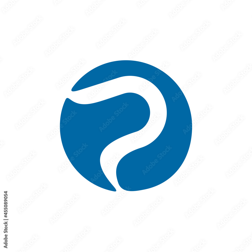 P letter initial icon logo design P letter initial icon logo design