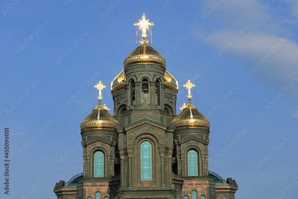 Orthodox church on a summer evening