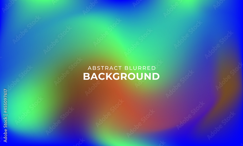 Naklejka premium Colorful beautiful blurred abstract background vector template