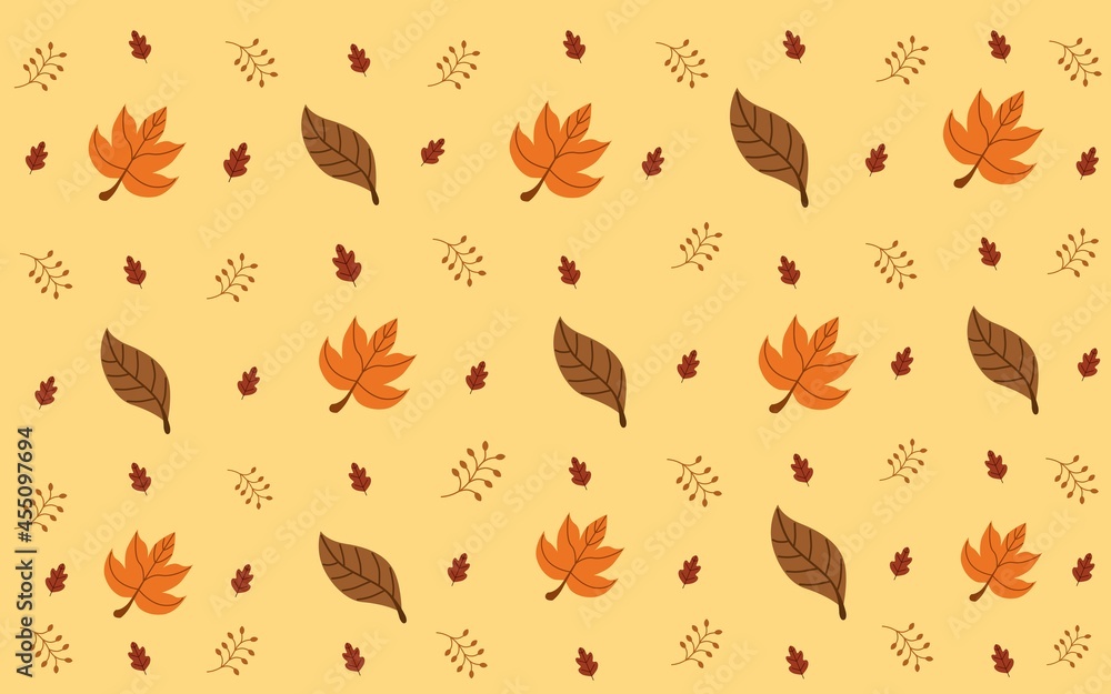 autumn leaf pattern background for covers, printing, wallpaper and blankets. autumn leaf pattern background for covers, printing, wallpaper and blankets.