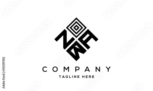 NAB square three latter logo vector