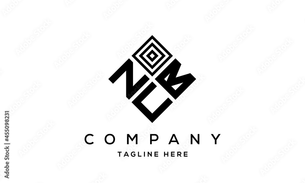 NBU square three latter logo vector NBU square three latter logo vector