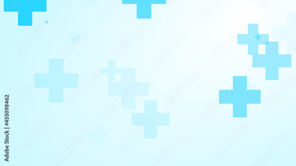 Medical white blue cross pattern background. Medical white blue cross pattern background.