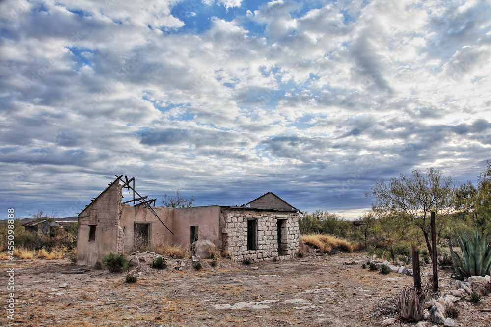 Obraz premium Langtry Texas Ruin