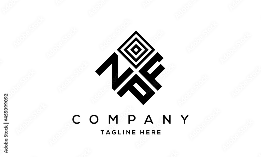 NFP square three latter logo vector NFP square three latter logo vector