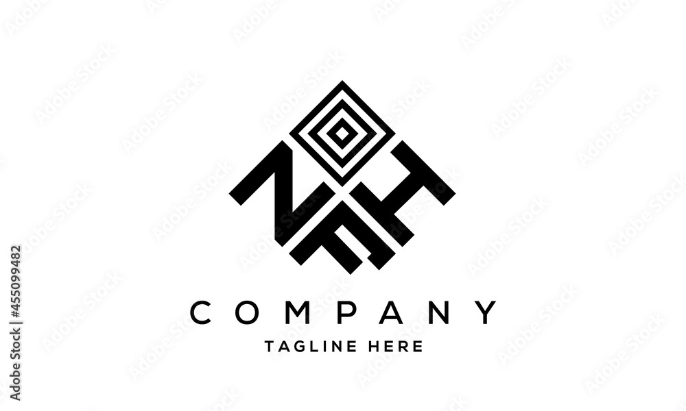 NHF square three latter logo vector NHF square three latter logo vector