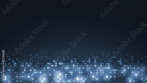 Abstract dot white Blue pattern gradient texture technology background.