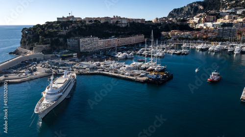 Monte Carlo Harbor (Monaco) © DroneDirector