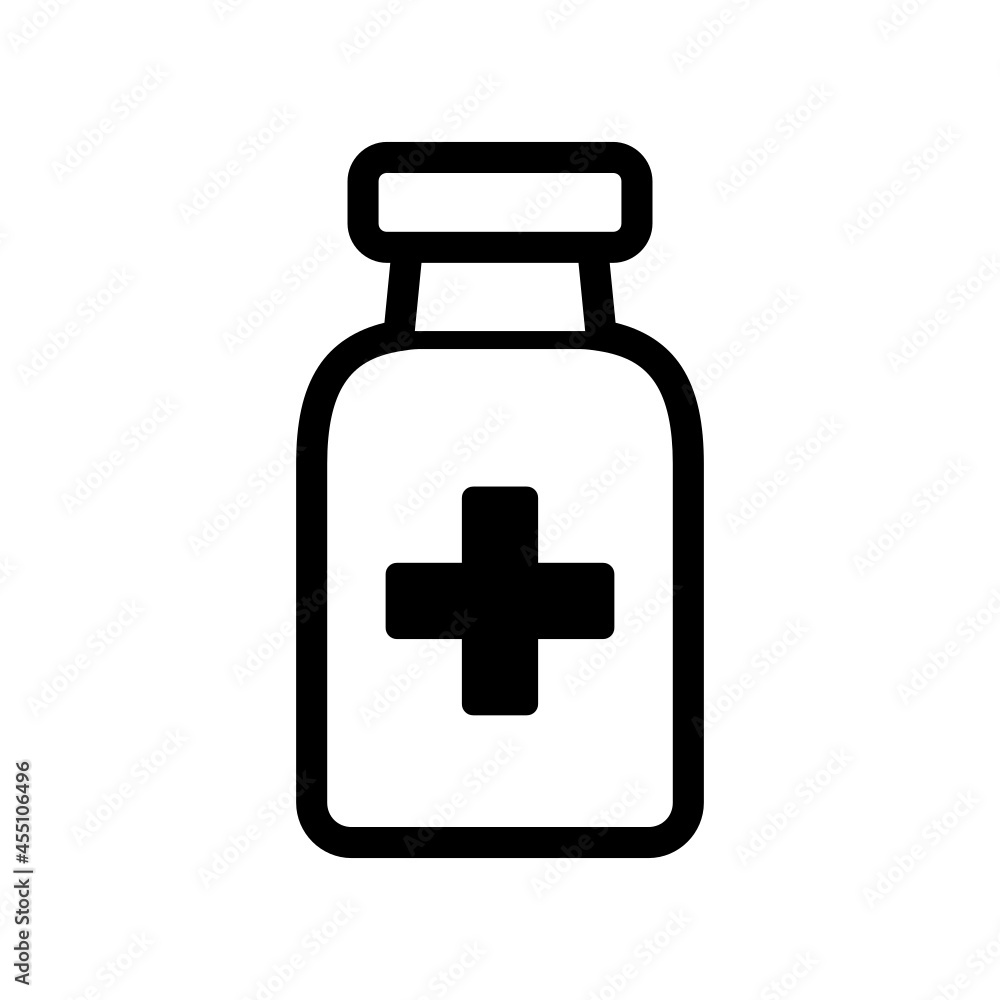 butelka z insuliną ikona - obrazy, fototapety, plakaty 