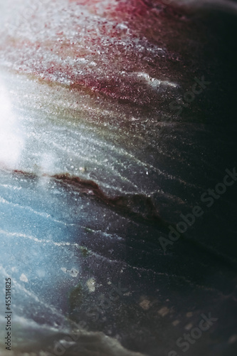 Arrière plan texture d'une pierre semi précieuse jaspe océan - Espace vide photo