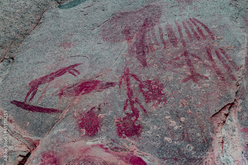 Igeleke rock paintings photo