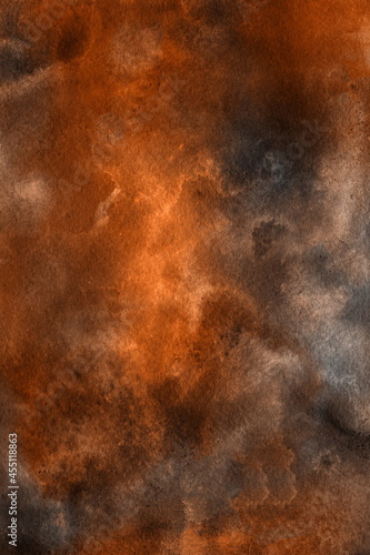 watercolor orange texture background