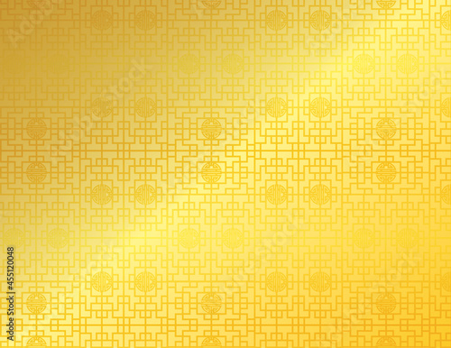 background chinese ornament seamless pattern golden (ID: 455120048)