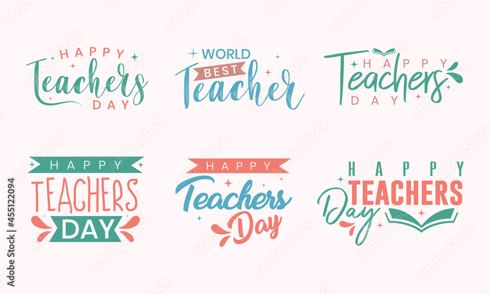Happy teachers day custom typography t shirt design print ready Ai file. Happy teachers day custom typography t shirt design print ready Ai file.