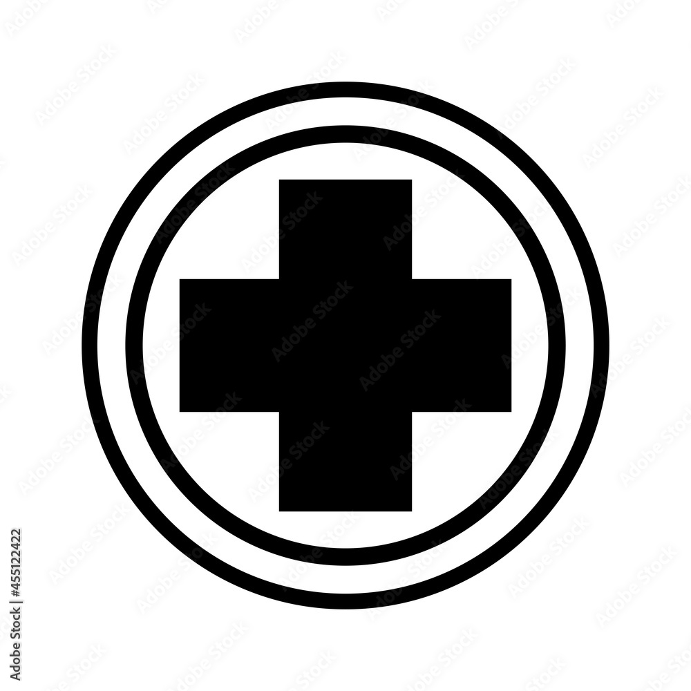 Obraz premium Plus sign. Positive symbol icon