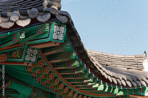 roof of korean temple