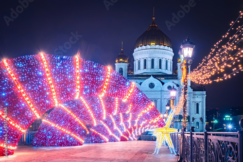 Christmas in Moscow. Decora...