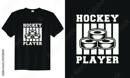 hockey player hockey t-shirt design, Hockey t-shirt design, Vintage hockey t-shirt design, Typography hockey t-shirt design, Retro hockey t-shirt design