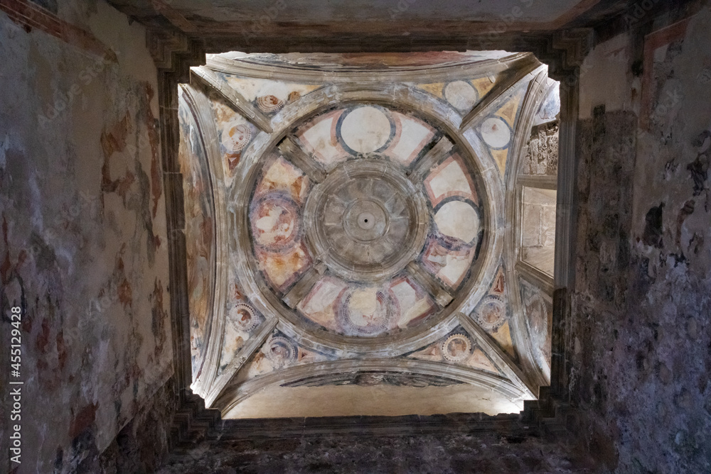 Interior ceiling of the tower of the church of Santa Maria in Cazorla.