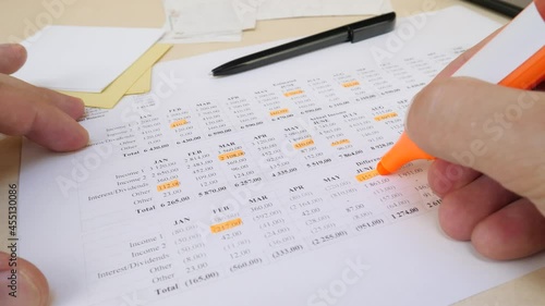 monthly bills and expenses household budget sheet