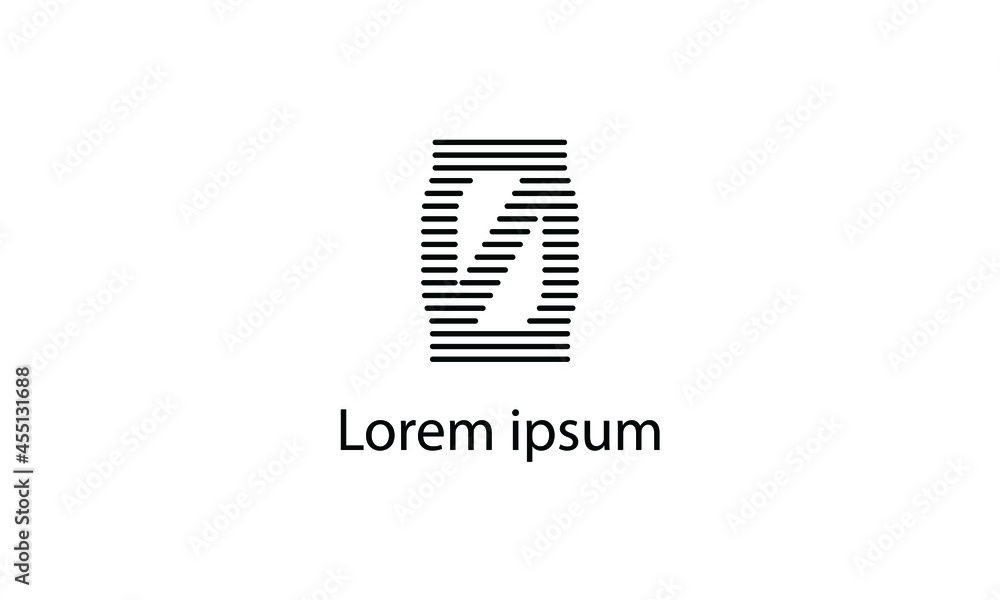 Premium vector alphabet letter simple minimalist logo design template Premium vector alphabet letter simple minimalist logo design template