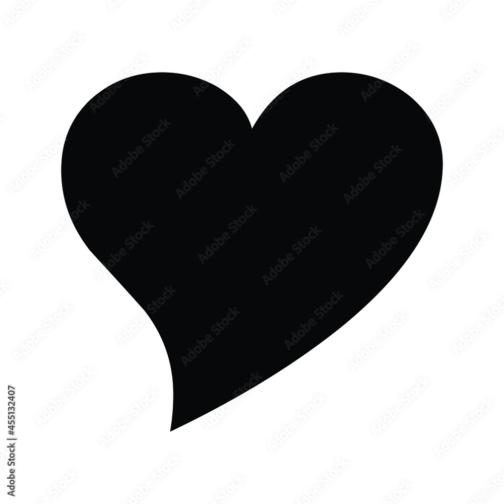 Heart or Love Icon Black Vector Design for Symbol, Logo, and Graphic Resources. EPS 8 Editable Stroke Heart or Love Icon Black Vector Design for Symbol, Logo, and Graphic Resources. EPS 8 Editable Stroke