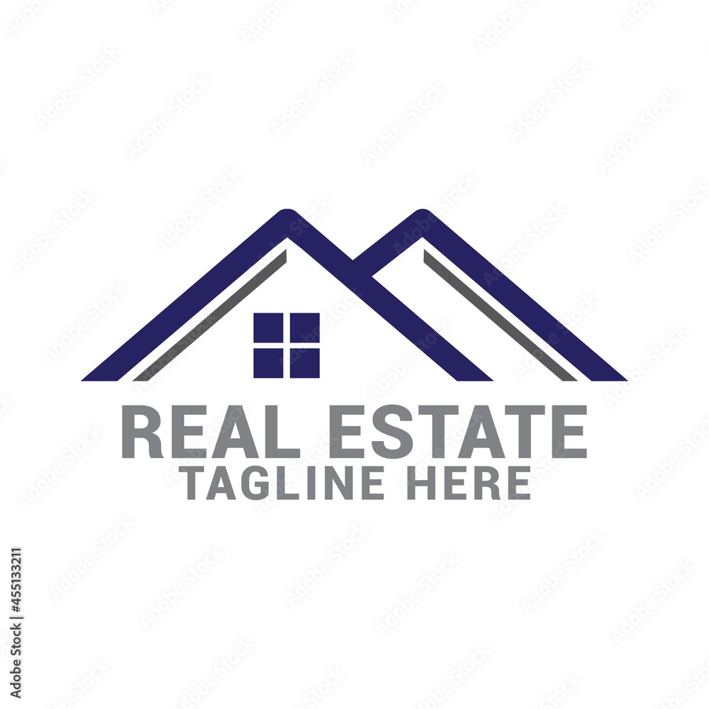 Abstract building structure logo design real estate, architecture, construction. Abstract building structure logo design real estate, architecture, construction.