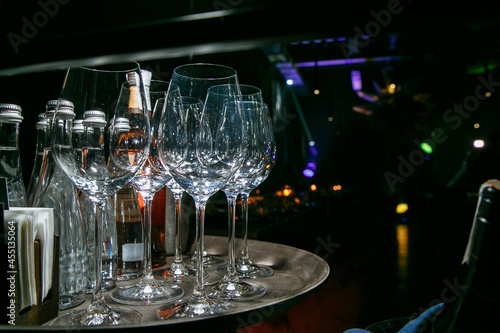 glasses of champagne