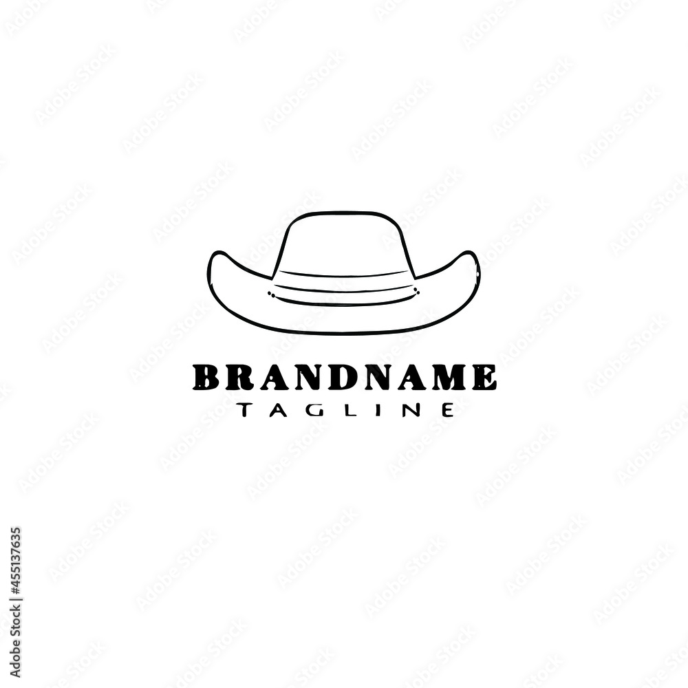 cowboy hat logo icon cartoon design vector illustration cowboy hat logo icon cartoon design vector illustration
