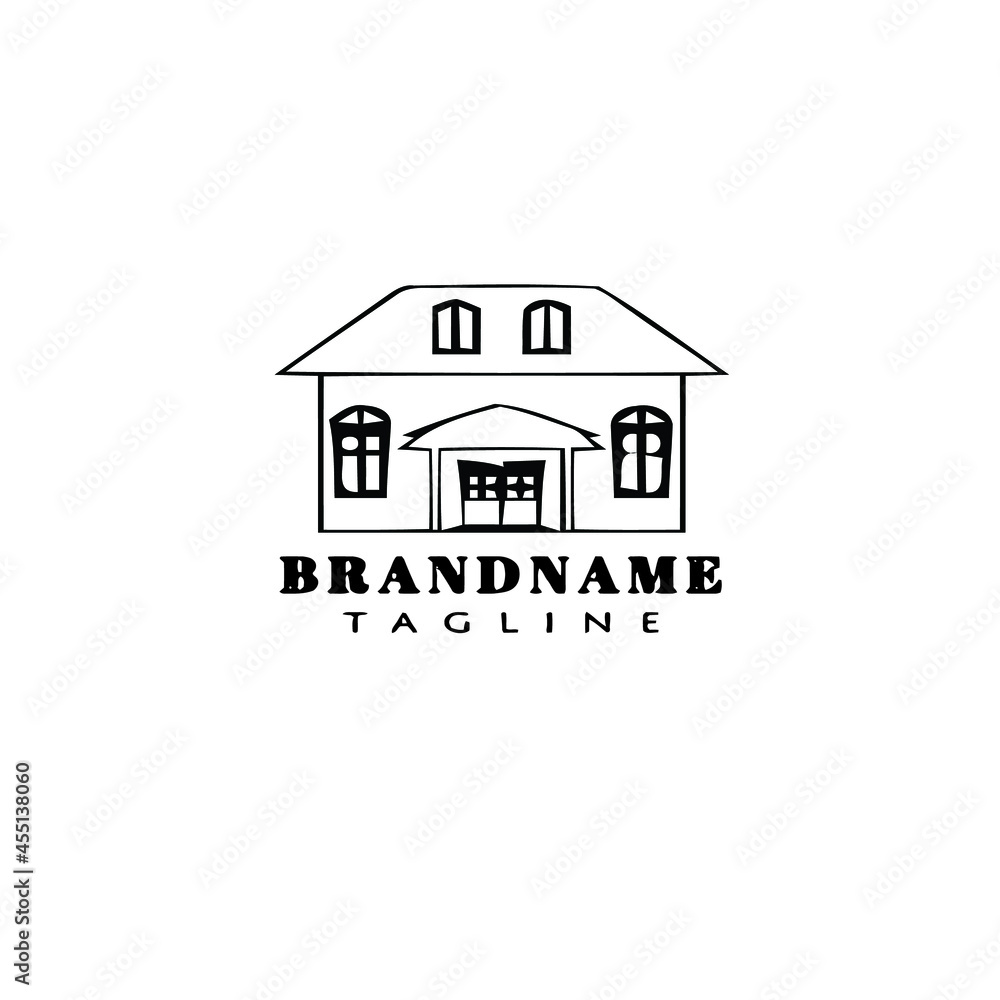 Fototapeta premium house logo template icon design vector
