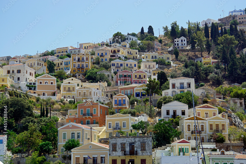 harbor of symi island