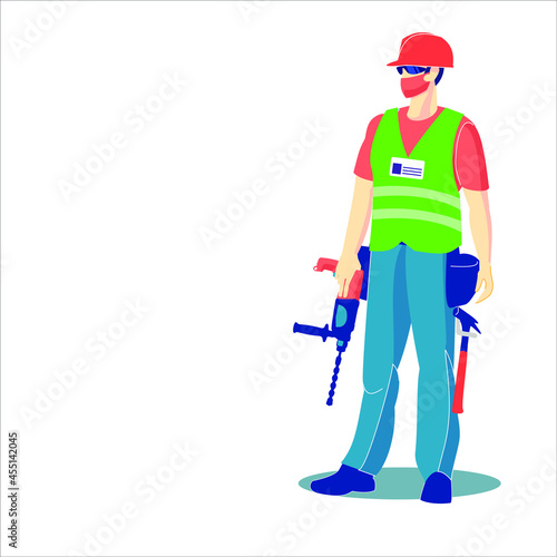 worker with tools