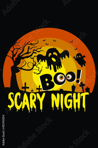 Halloween t shirt typography vector tshirt design