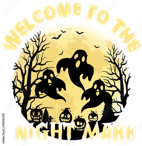 Halloween t shirt typography vector tshirt design