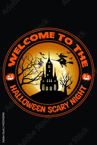 Halloween t shirt typography vector tshirt design