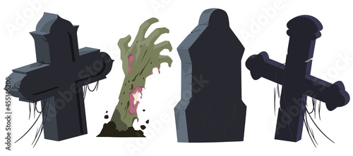 Clipart for holiday halloween. Illustration for internet and mobile website.