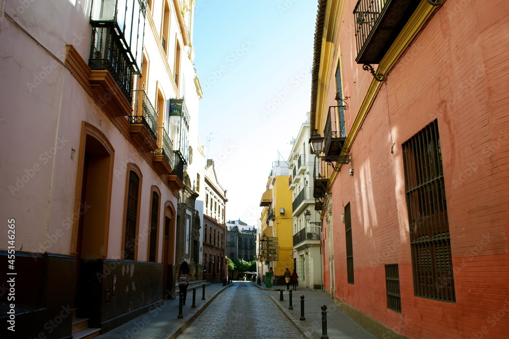 narrow Spanish street